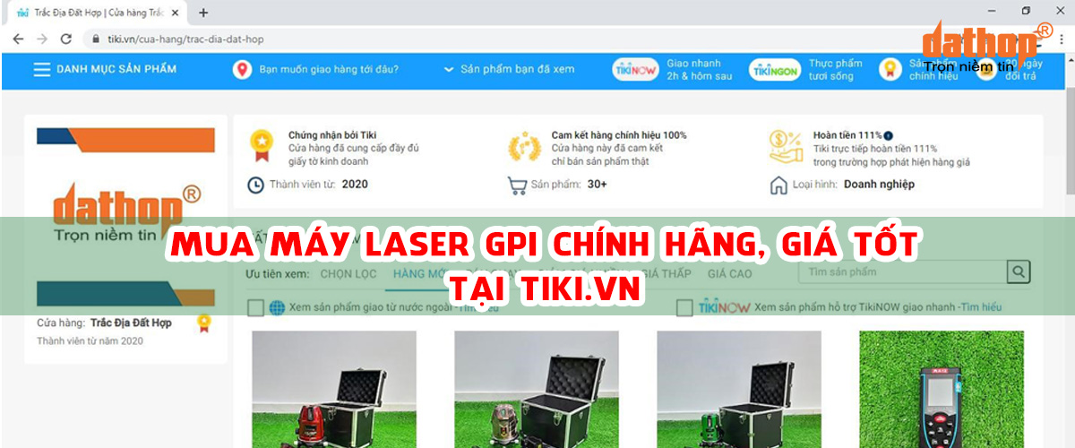 Mua may can bang laser GPI chinh hang