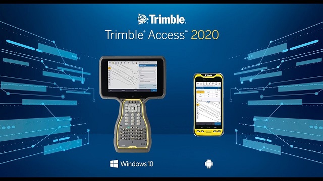 Cai dat ket noi tren Trimble Access 2020