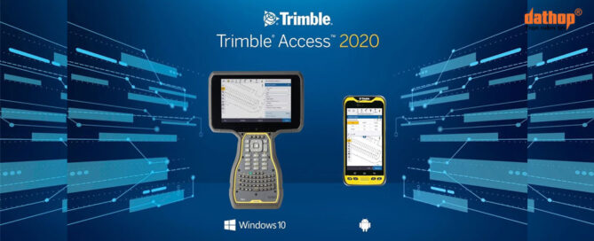 Cai dat ket noi tren Trimble Access 2020