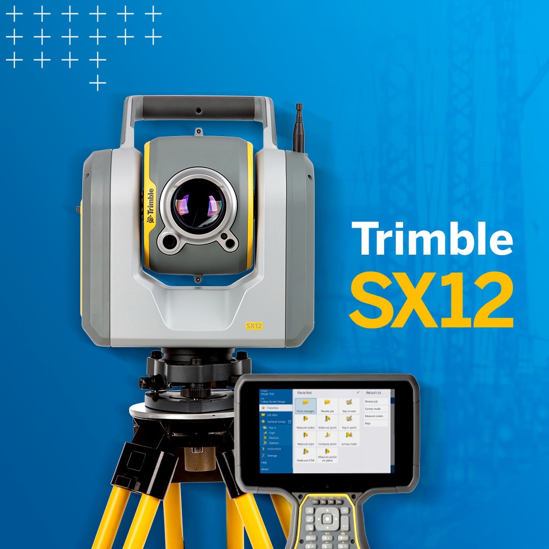 Trimble SX12 - Giai phap toan dac ket hop quet laser 3D