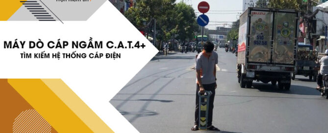 Máy dò cáp ngầm C.A.T. 4+ tìm kiếm hệ thống cáp điện