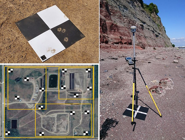 Các điểm khống chế mặt đất GCP và thực hiện đo điểm GCP bằng thiết bị GNSS Trimble R10