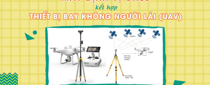GNSS kết hợp thiết bị bay không người lái