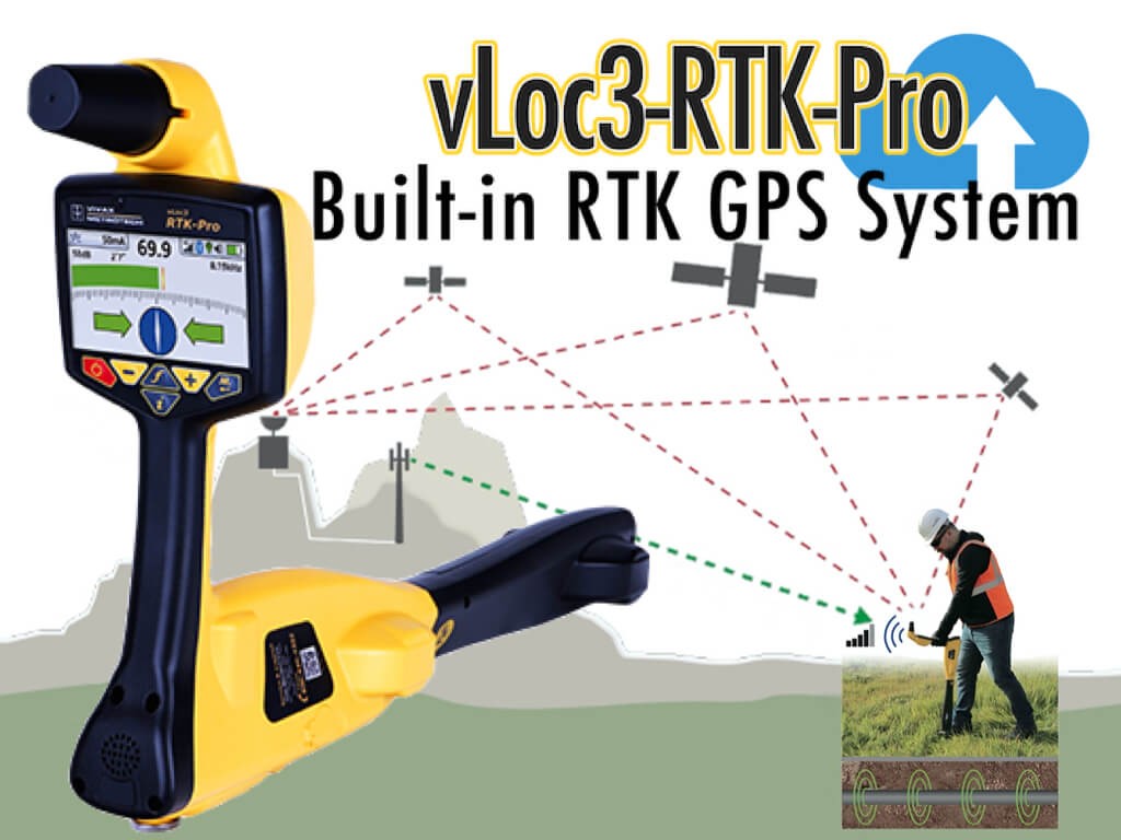 Dò công trình ngầm Vivax vLoc3 RTK-Pro