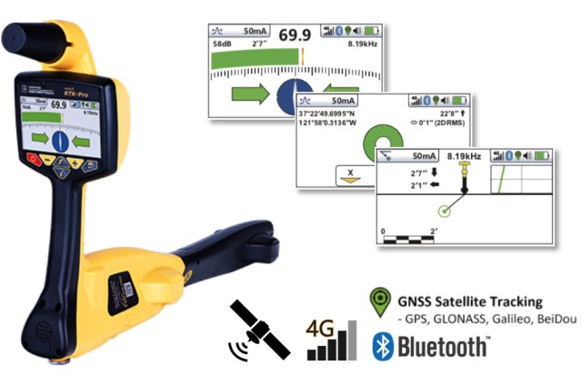 Dò công trình ngầm Vivax vLoc3 RTK-Pro