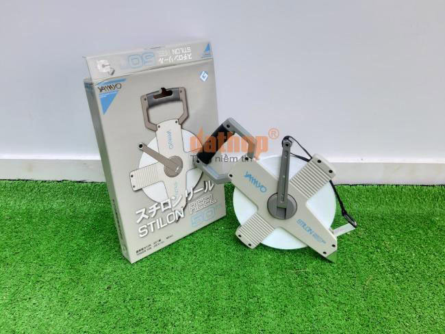 Thước dây đo đất 50 mét bằng thép bọc nhựa - Yamayo NR50.