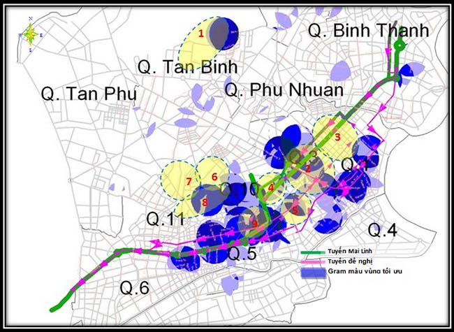 Ứng dụng GIS trong quy hoạch sử dụng đất để lựa chọn khu vực phù hợp.