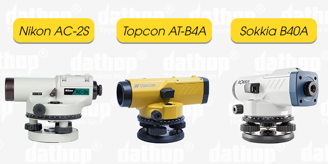 Máy thủy bình tự động dùng trong đo đạc trắc địa.