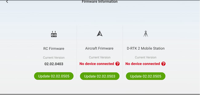 Hướng dẫn update Firmware trên Phantom 4 RTK