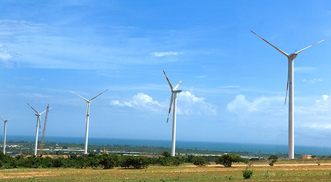 Năng lượng điện gió đang trở thành tâm điểm để phát triển tại Việt Nam.