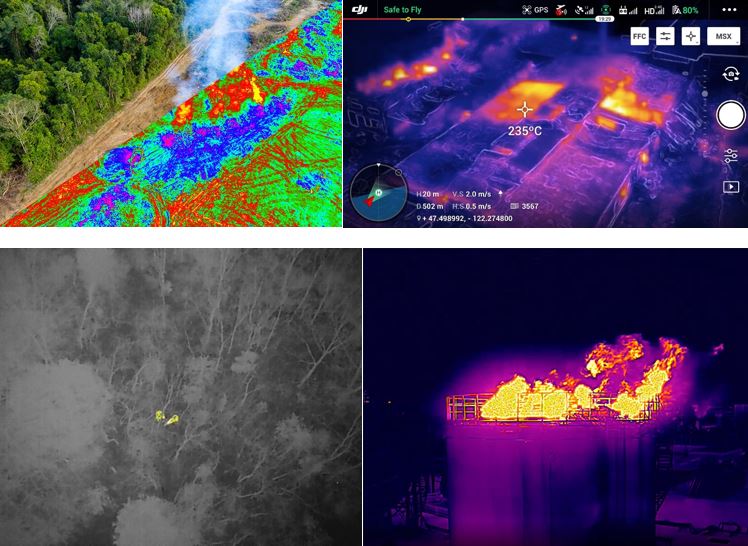 Tính năng của Camera nhiệt trên UAV