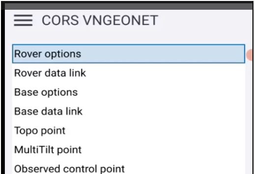 Kết nối máy Rover Trimble với hệ thống CORS VNGEONET