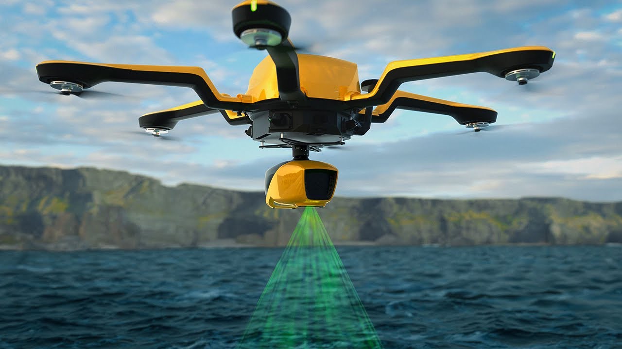 UAV LiDAR YellowScan Navigator và khả năng ứng dụng trong lập bản đồ địa hình sông, hồ, biển