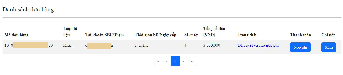 Hướng dẫn đăng ký và đóng phí sử dụng trạm CORS quốc gia đo GNSS RTK