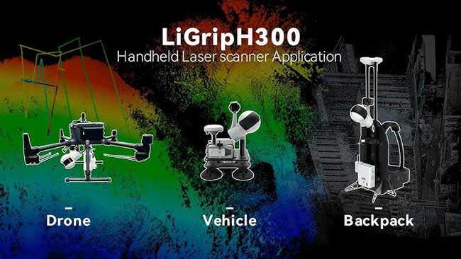 Hệ Thống LiDAR Di Động Cầm Tay LiGrip H300