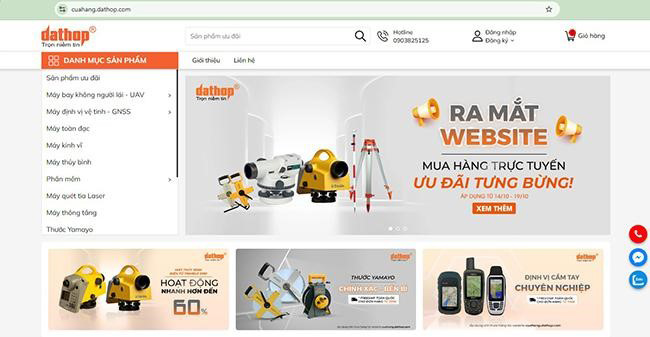 Chính thức: Đất Hợp ra mắt Website bán hàng trực tuyến