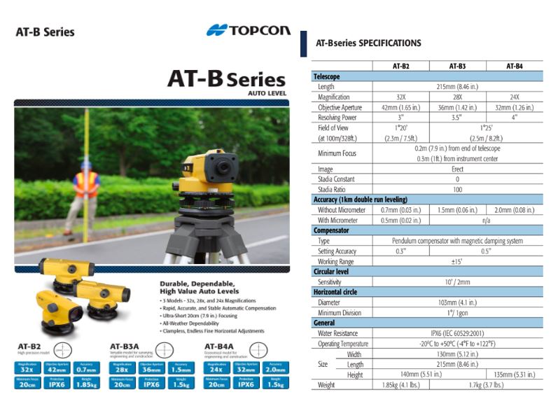 Ưu điểm của máy thủy bình Topcon