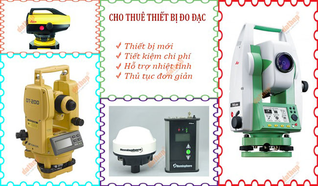 Đơn vị cho thuê máy đo đạc chất lượng cao ở TPHCM