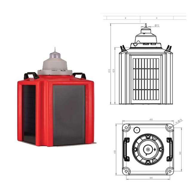 Đèn báo hiệu hàng hải GISMAN GSC-5-ES Đèn báo hiệu hàng hải GISMAN GSC-5-ES