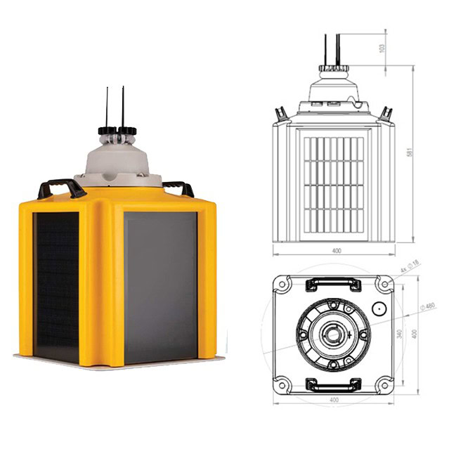 Đèn báo hiệu hàng hải GISMAN GSC-8. Đèn báo hiệu hàng hải GISMAN GSC-8.