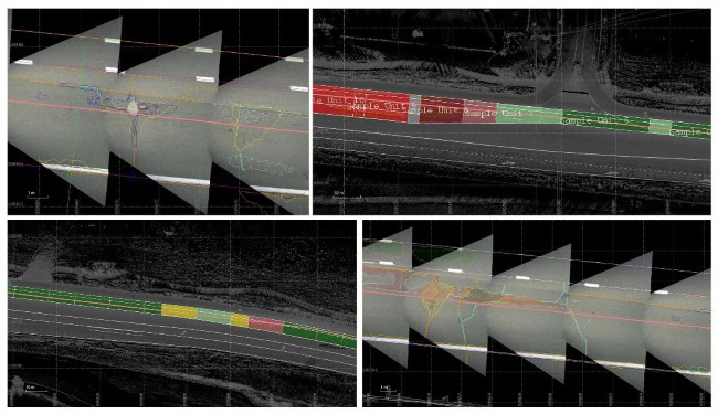 Đánh giá hư hại bề mặt đường bằng hình ảnh và dữ liệu quét bằng công cụ AI. Đánh giá hư hại bề mặt đường bằng hình ảnh và dữ liệu quét bằng công cụ AI.